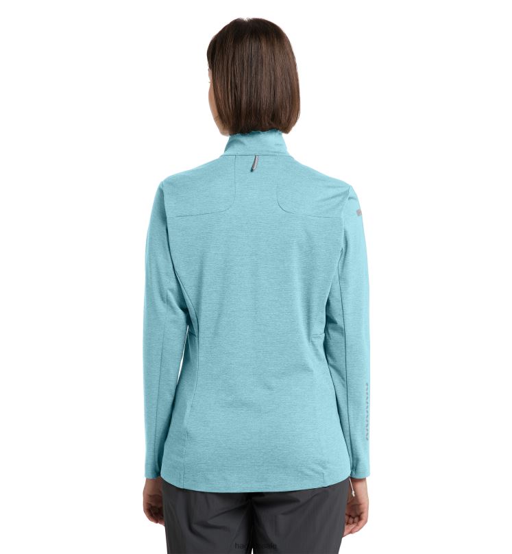 Frost Blue Women Haglofs L.I.M Strive Mid Top Tops ZXT0L591