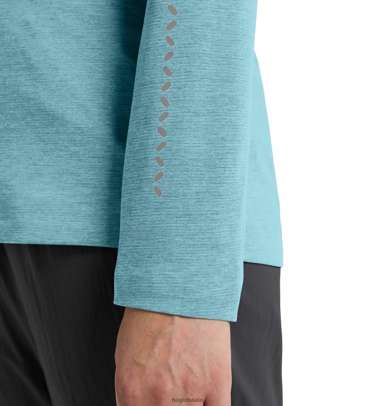 Frost Blue Women Haglofs L.I.M Strive Mid Top Tops ZXT0L591