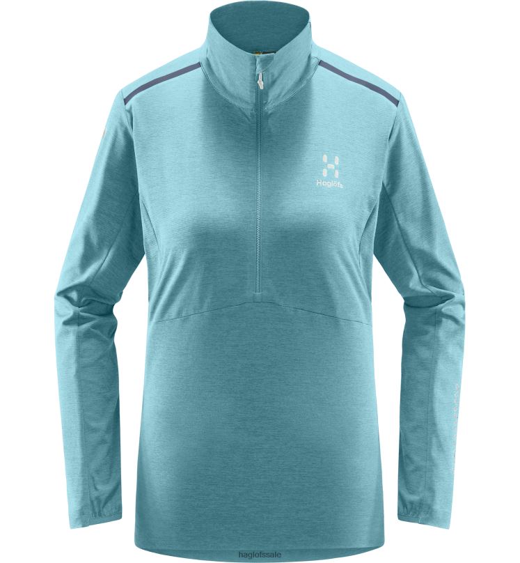 Frost Blue Women Haglofs L.I.M Strive Mid Top Tops ZXT0L591