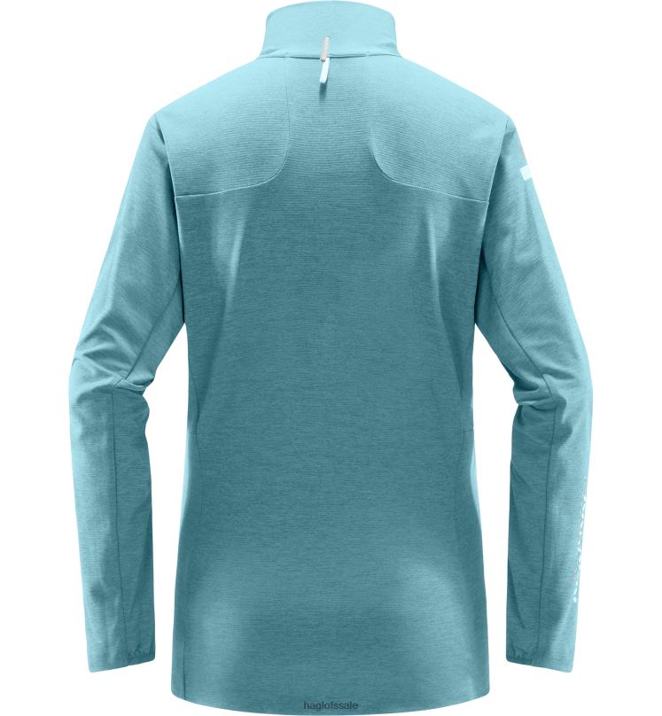 Frost Blue Women Haglofs L.I.M Strive Mid Top Tops ZXT0L591