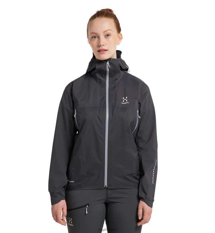 Magnetite Women Haglofs L.I.M GTX Active Jacket Tops ZXT0L576