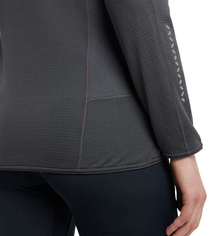 Magnetite Women Haglofs L.I.M Mid Fast Hood Tops ZXT0L595