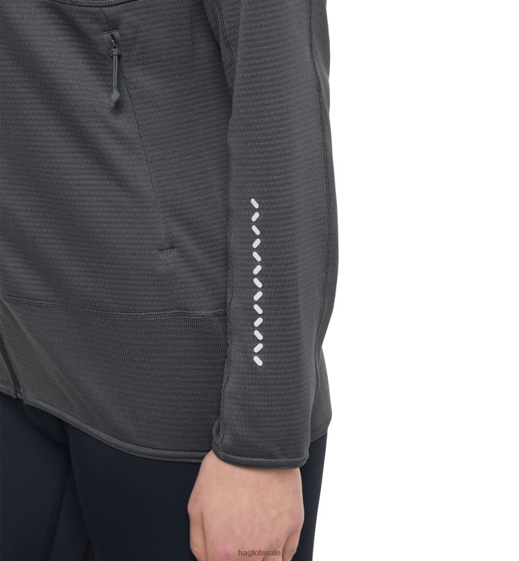 Magnetite Women Haglofs L.I.M Mid Fast Hood Tops ZXT0L595