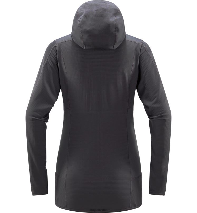 Magnetite Women Haglofs L.I.M Mid Fast Hood Tops ZXT0L595