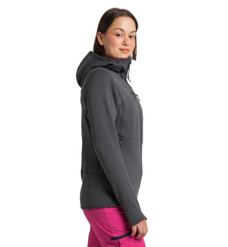 Magnetite Women Haglofs Roc Nordic Mid Hood Tops ZXT0L734