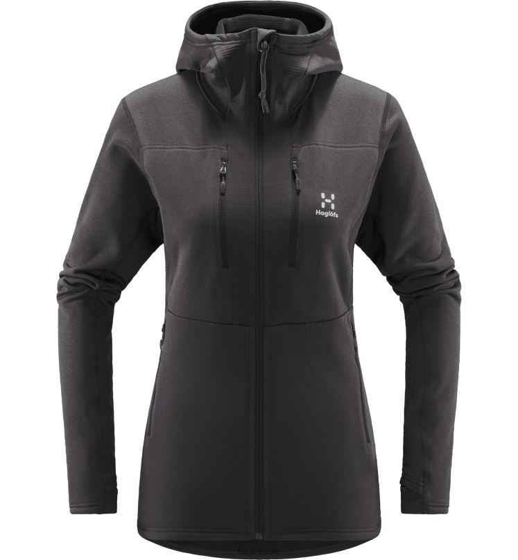 Magnetite Women Haglofs Roc Nordic Mid Hood Tops ZXT0L734