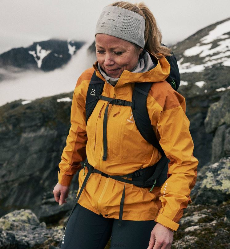 Poppy Red Women Haglofs L.I.M Rugged GTX Jacket Tops ZXT0L634