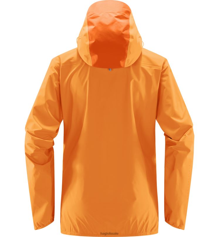 Soft Orange/Flame Orange Women Haglofs L.I.M GTX Active Jacket Tops ZXT0L577