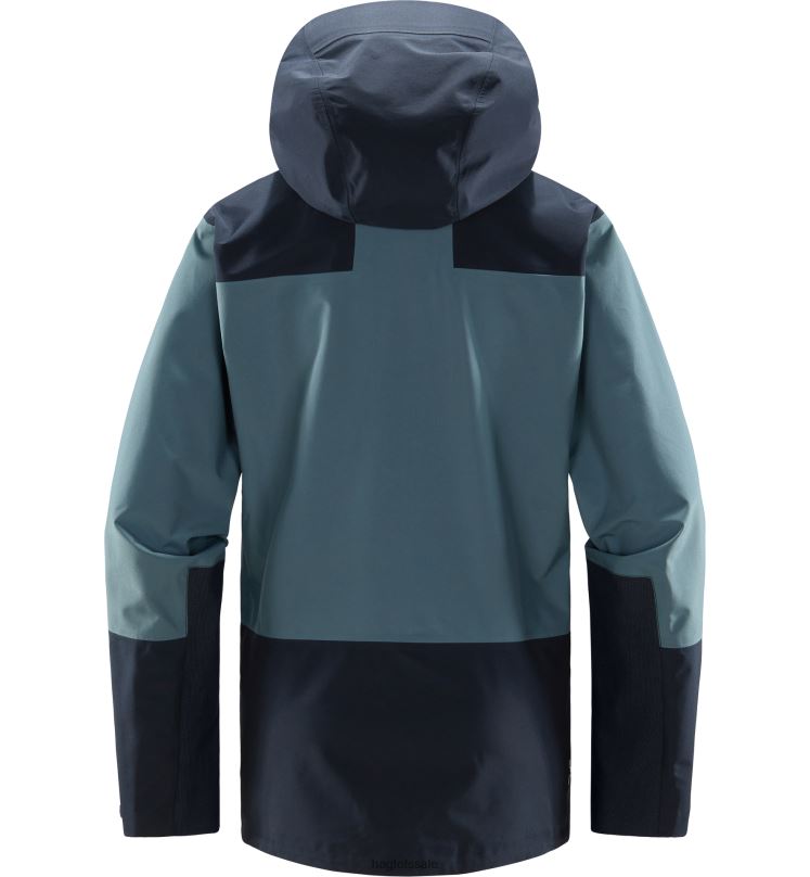 Steel Blue/Tarn Blue Women Haglofs ROC Sloper Proof Jacket Tops ZXT0L642
