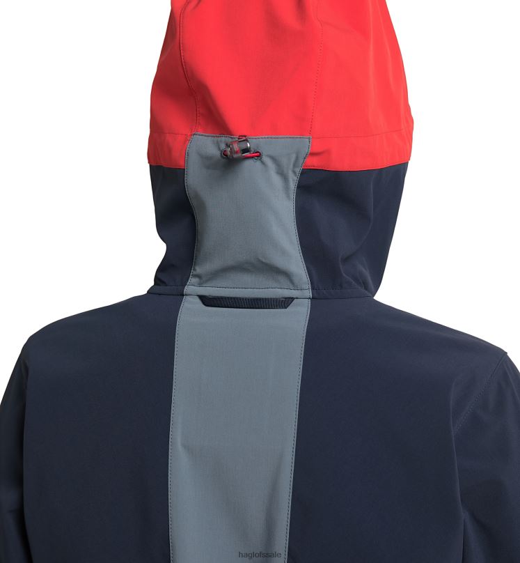 Steel Blue/Tarn Blue Women Haglofs Roc Sight Softshell Jacket Tops ZXT0L675