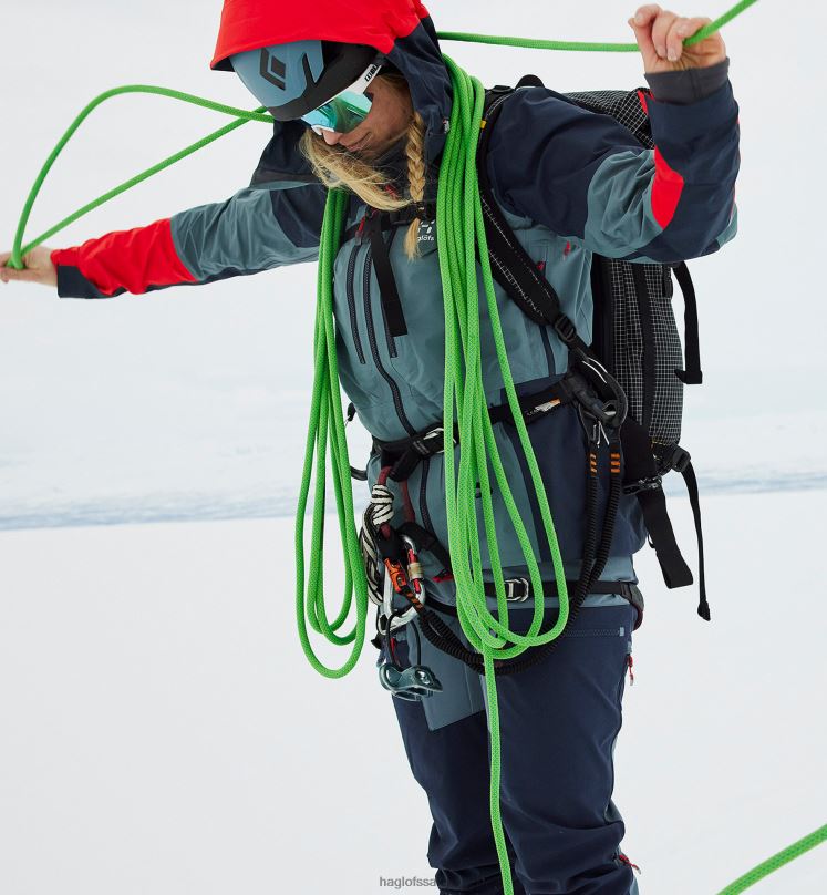 Steel Blue/Tarn Blue Women Haglofs Spitz GTX Pro Jacket Tops ZXT0L601