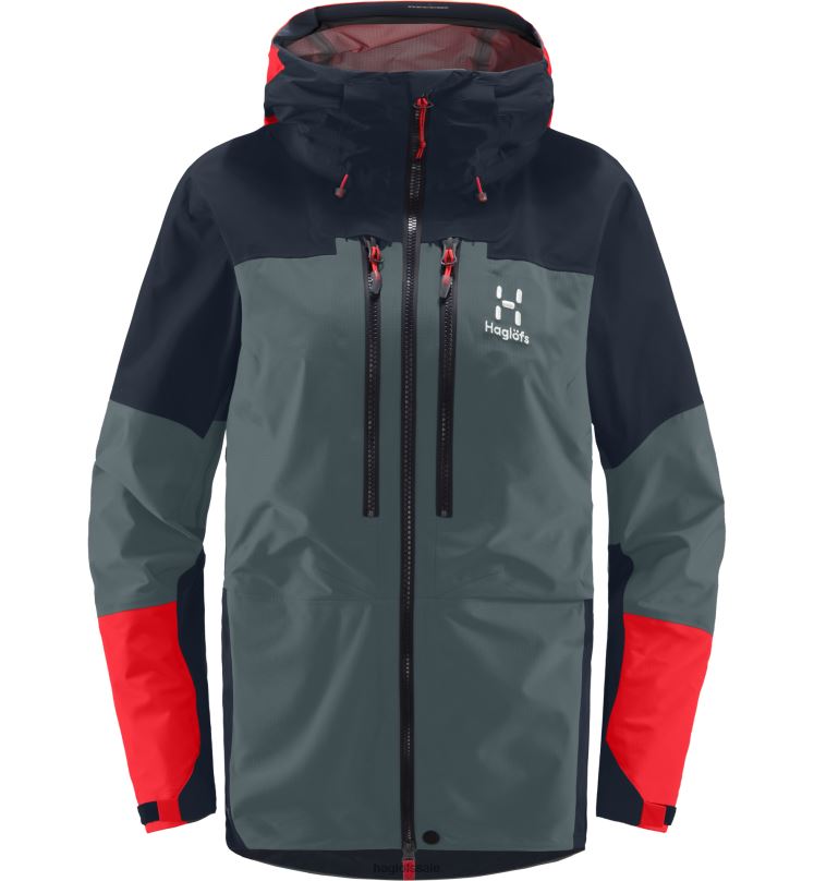 Steel Blue/Tarn Blue Women Haglofs Spitz GTX Pro Jacket Tops ZXT0L601