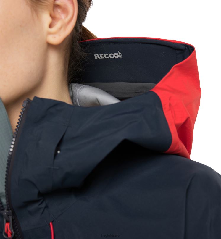 Steel Blue/Tarn Blue Women Haglofs Spitz GTX Pro Jacket Tops ZXT0L601