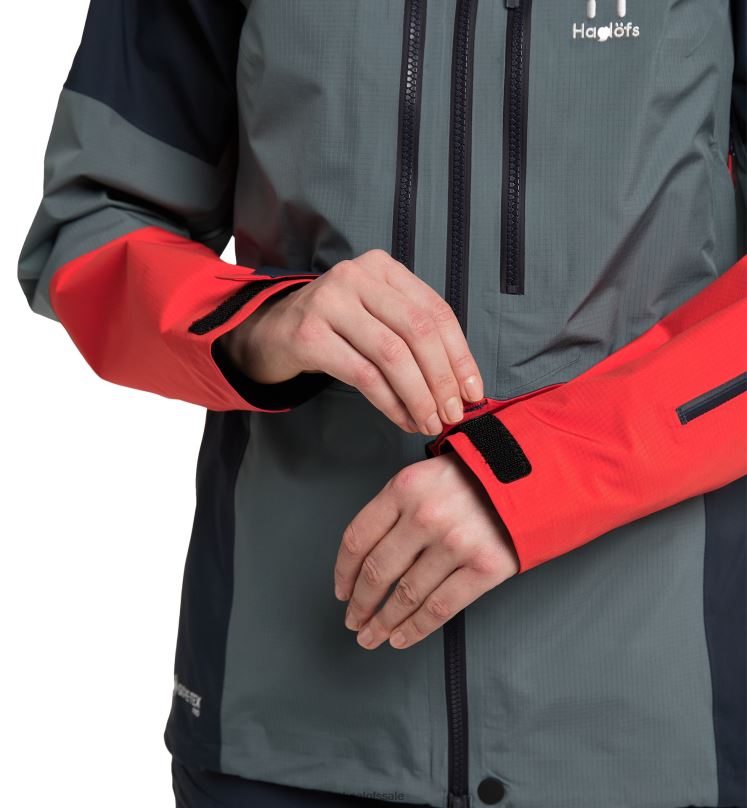 Steel Blue/Tarn Blue Women Haglofs Spitz GTX Pro Jacket Tops ZXT0L601