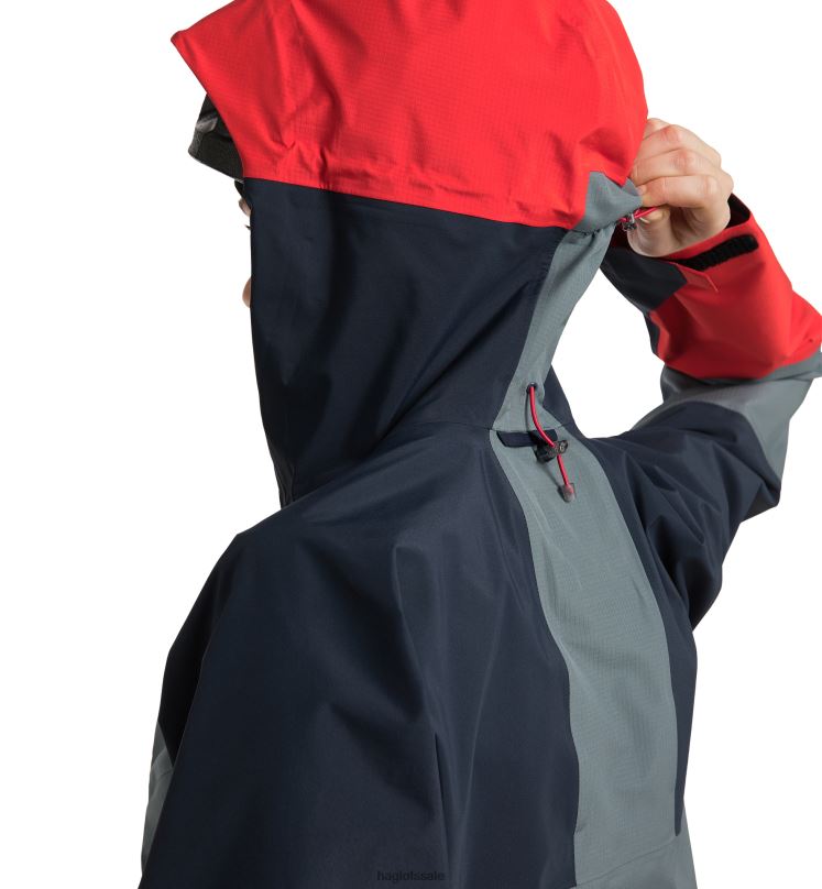 Steel Blue/Tarn Blue Women Haglofs Spitz GTX Pro Jacket Tops ZXT0L601