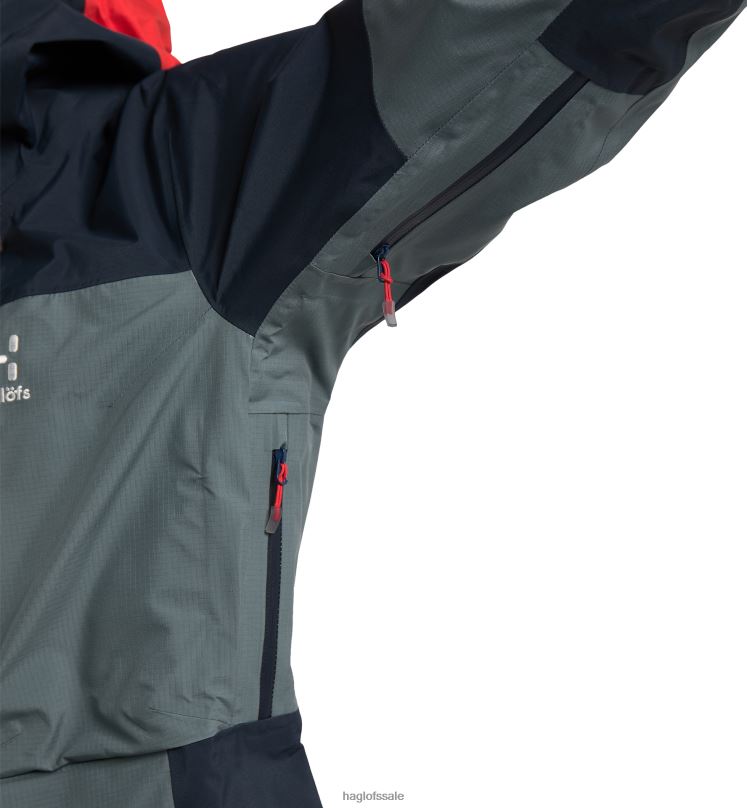 Steel Blue/Tarn Blue Women Haglofs Spitz GTX Pro Jacket Tops ZXT0L601