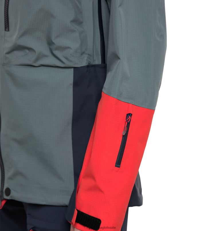 Steel Blue/Tarn Blue Women Haglofs Spitz GTX Pro Jacket Tops ZXT0L601