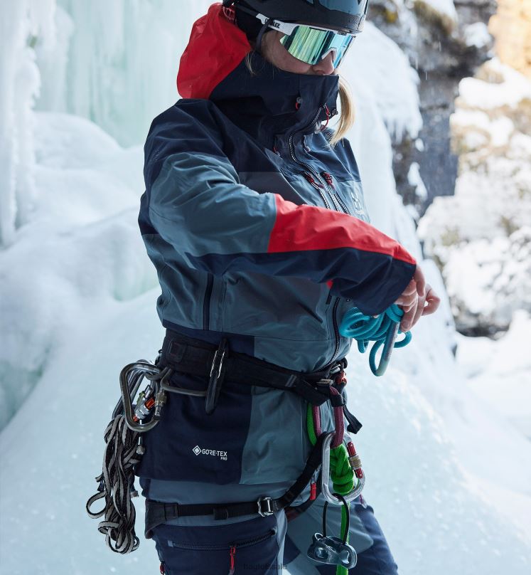 Steel Blue/Tarn Blue Women Haglofs Spitz GTX Pro Jacket Tops ZXT0L601