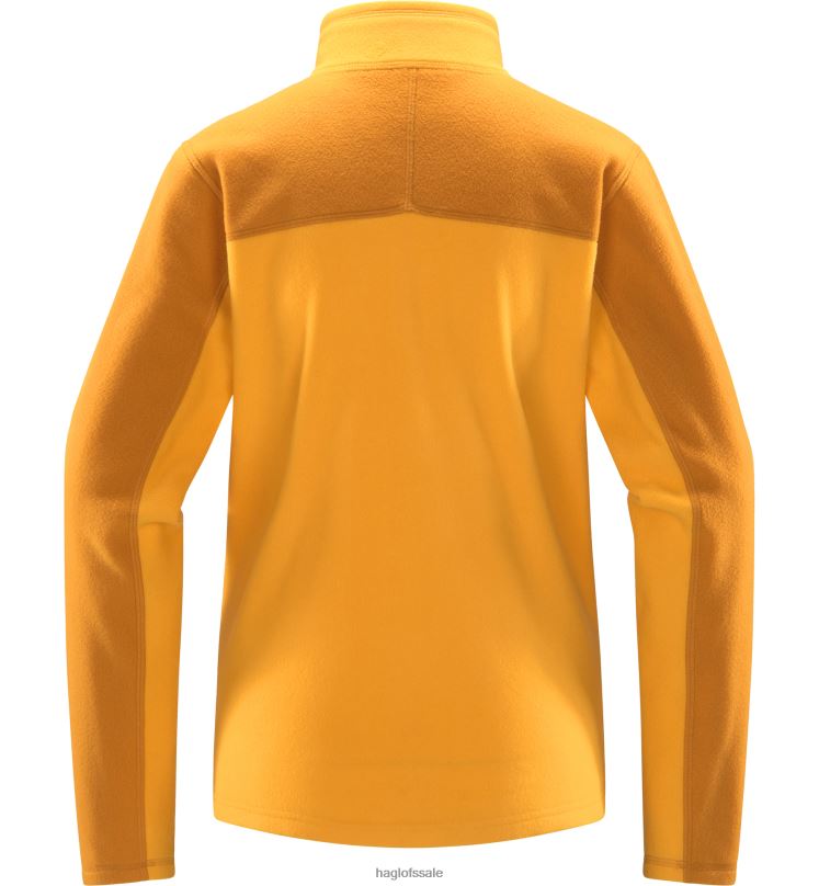 Sunny Yellow/Desert Yellow Women Haglofs Buteo Mid Jacket Tops ZXT0L574