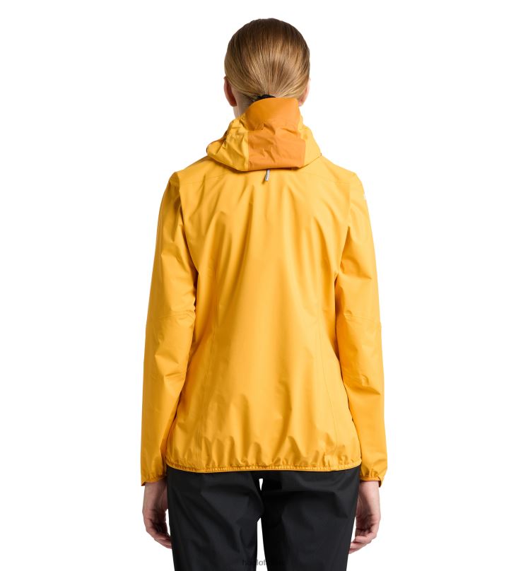 Sunny Yellow/Desert Yellow Women Haglofs L.I.M GTX Active Jacket Tops ZXT0L667