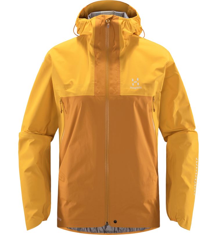 Sunny Yellow/Desert Yellow Women Haglofs L.I.M GTX Active Jacket Tops ZXT0L667