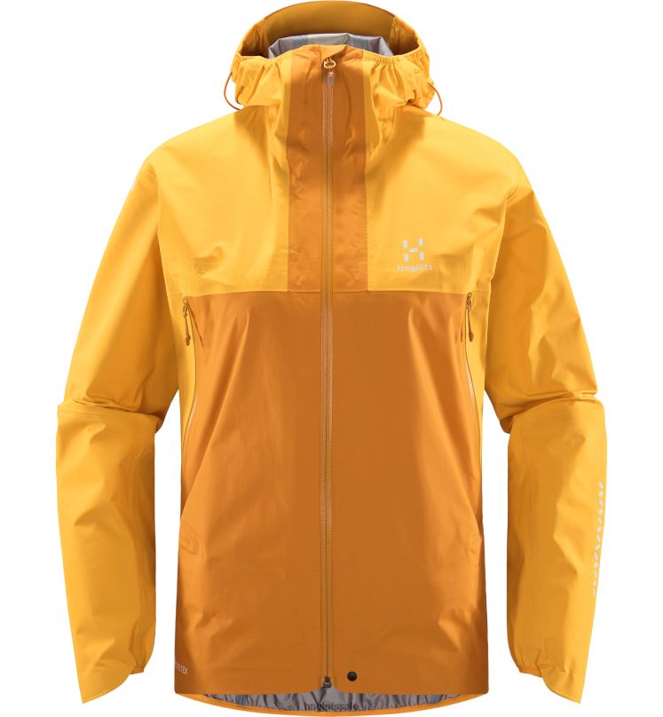 Sunny Yellow/Desert Yellow Women Haglofs L.I.M GTX Active Jacket Tops ZXT0L667