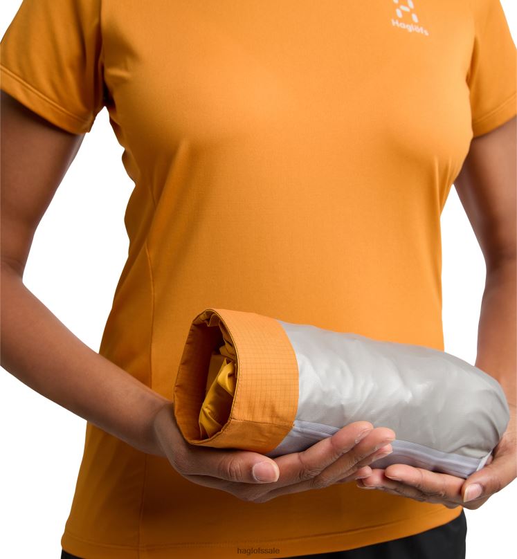 Sunny Yellow/Desert Yellow Women Haglofs L.I.M Rugged GTX Jacket Tops ZXT0L635