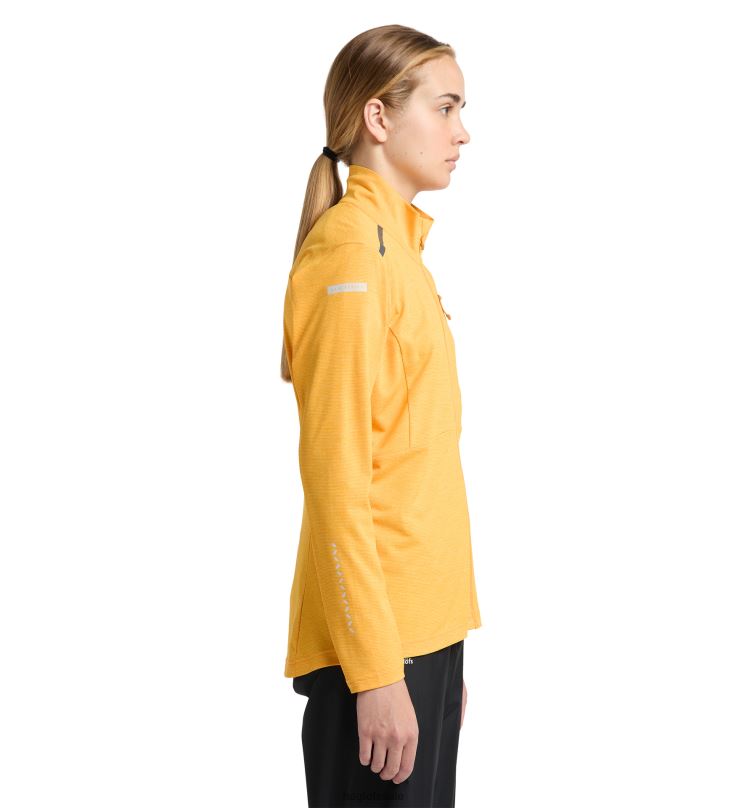 Sunny Yellow Women Haglofs L.I.M Strive Mid Jacket Tops ZXT0L589