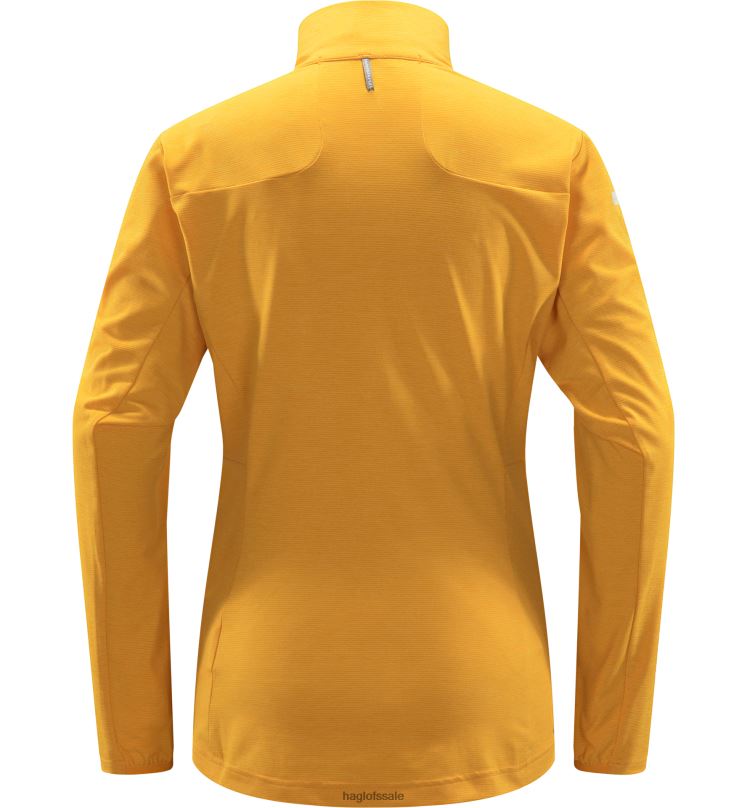 Sunny Yellow Women Haglofs L.I.M Strive Mid Jacket Tops ZXT0L589