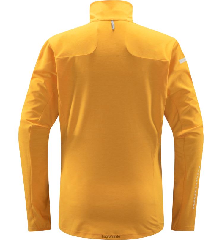 Sunny Yellow Women Haglofs L.I.M Strive Mid Top Tops ZXT0L592