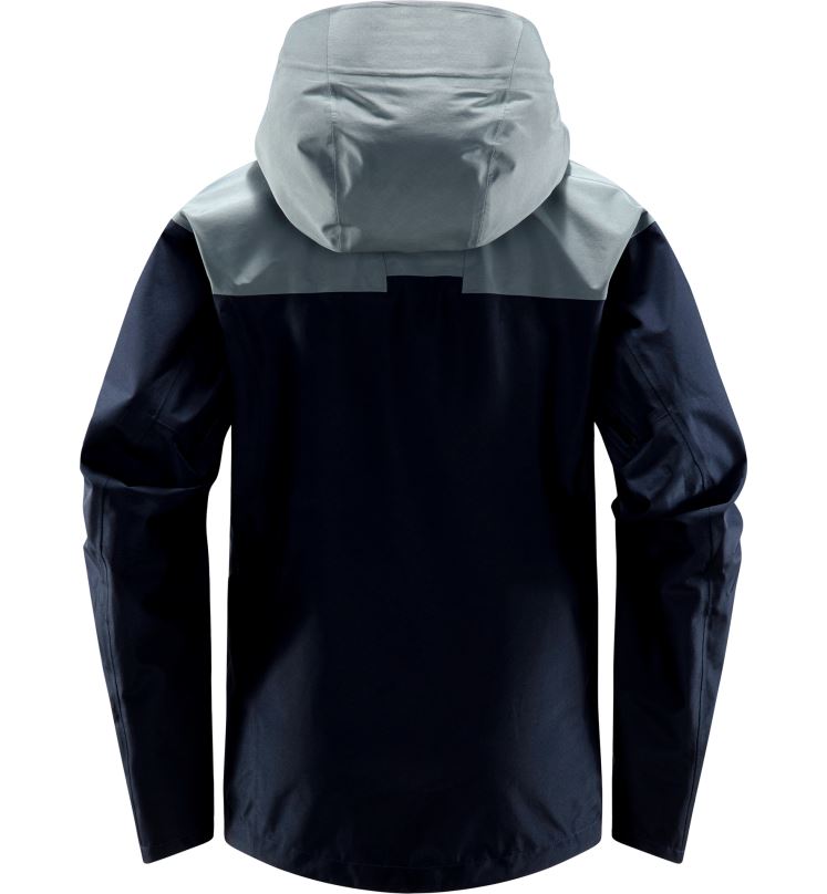 Tarn Blue/Steel Blue Women Haglofs ROC Flash GTX Jacket Tops ZXT0L638