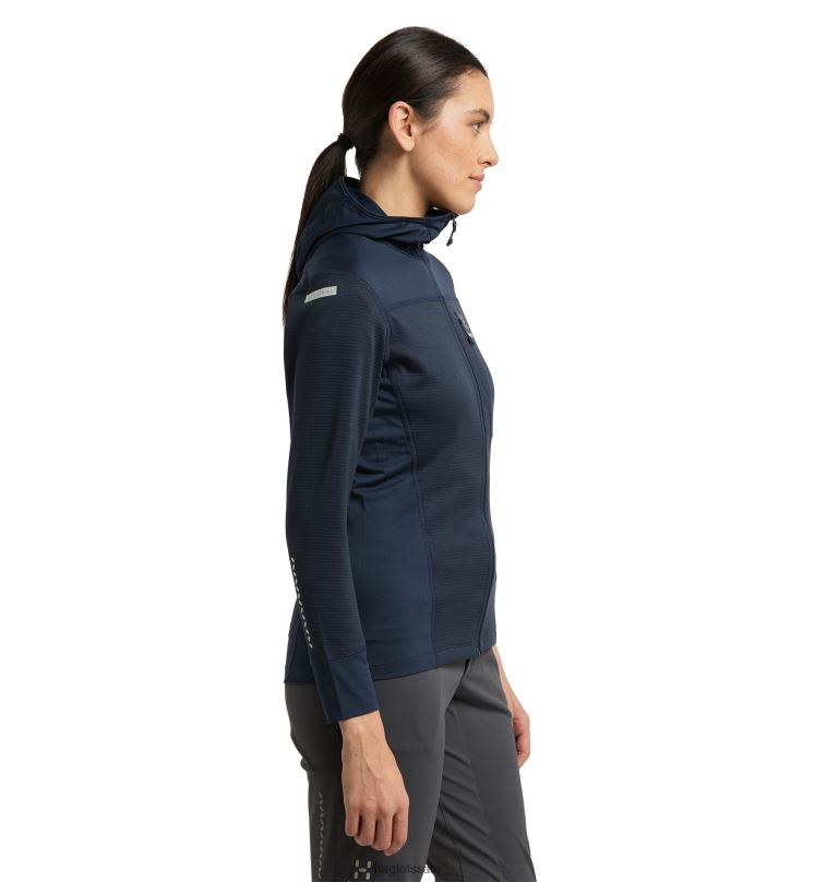 Tarn Blue Women Haglofs L.I.M Mid Multi Hood Tops ZXT0L598