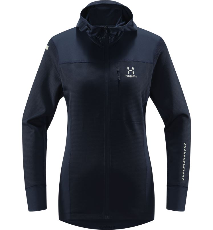 Tarn Blue Women Haglofs L.I.M Mid Multi Hood Tops ZXT0L598