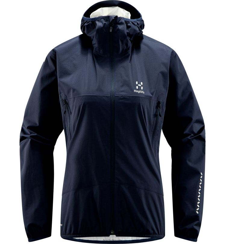 Tarn Blue Women Haglofs L.I.M Proof Jacket Tops ZXT0L580