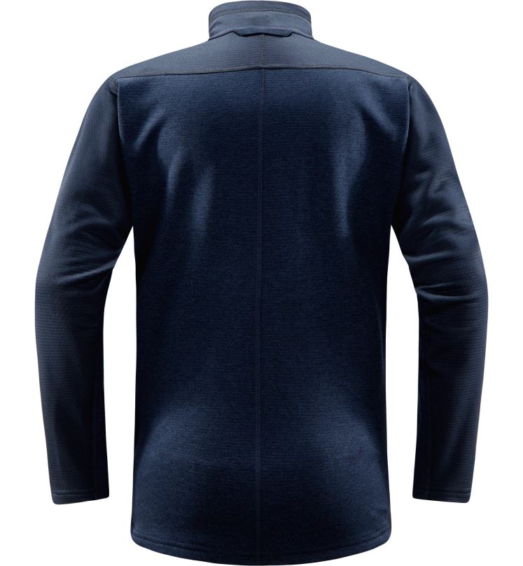 Tarn Blue Women Haglofs ROC Flash Mid Halfzip Tops ZXT0L616