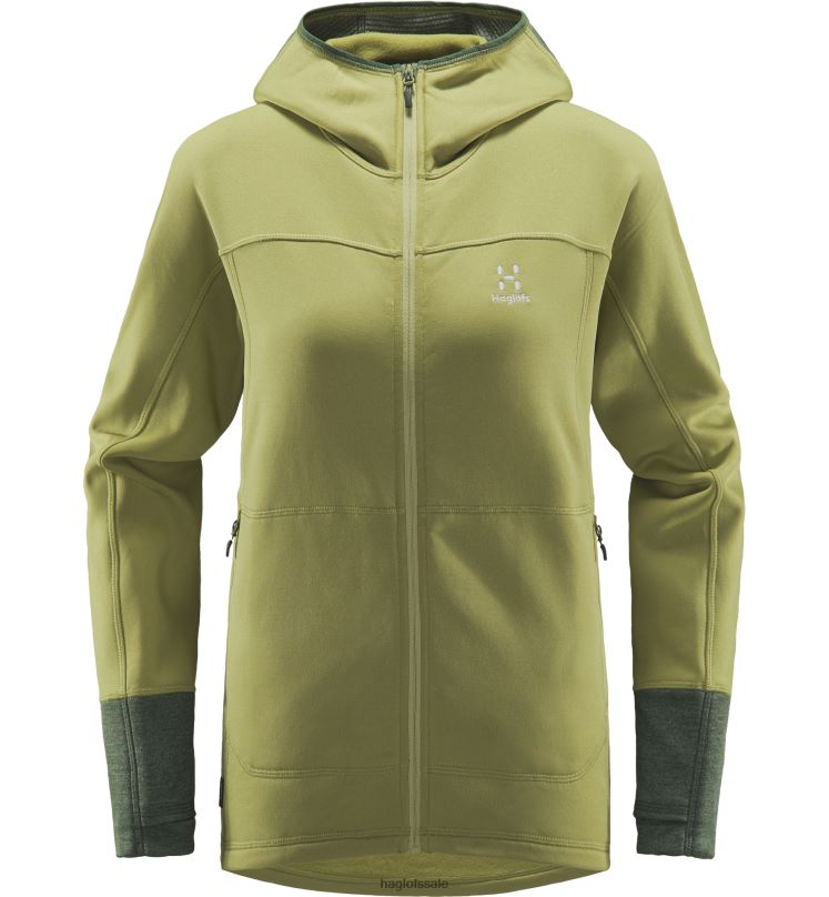 Thyme Green/Fjell Green Women Haglofs Betula Hood Tops ZXT0L688