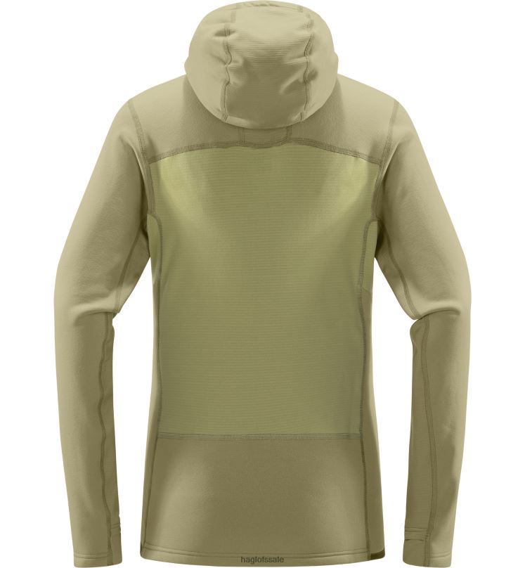 Thyme Green Women Haglofs Roc Nordic Mid Hood Tops ZXT0L656