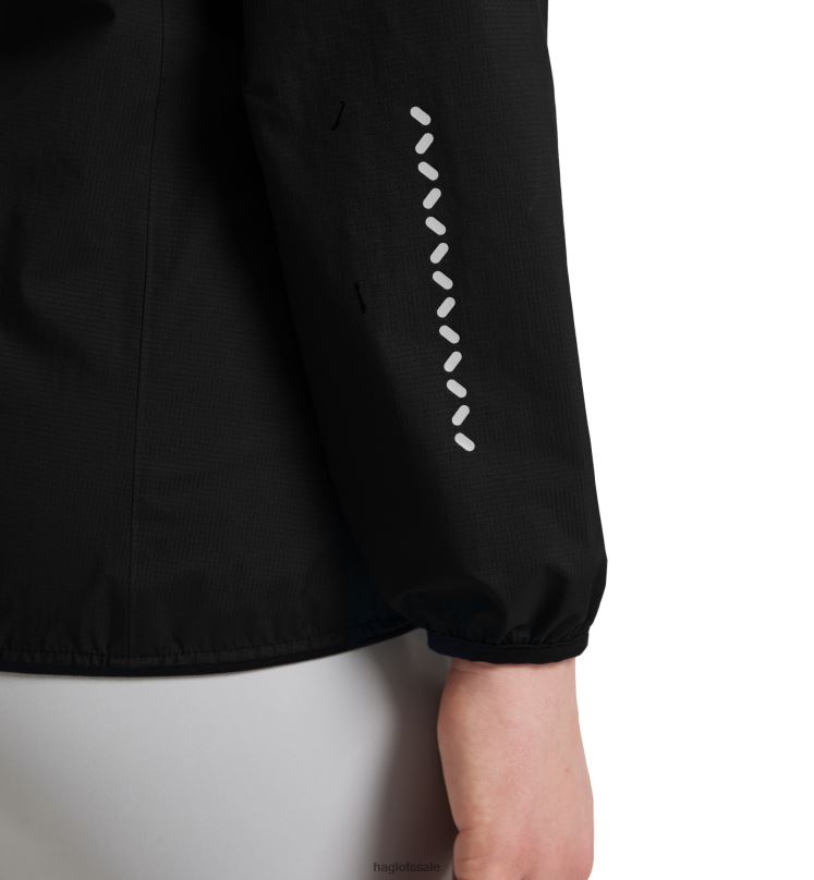 True Black Women Haglofs L.I.M Proof Jacket Tops ZXT0L668