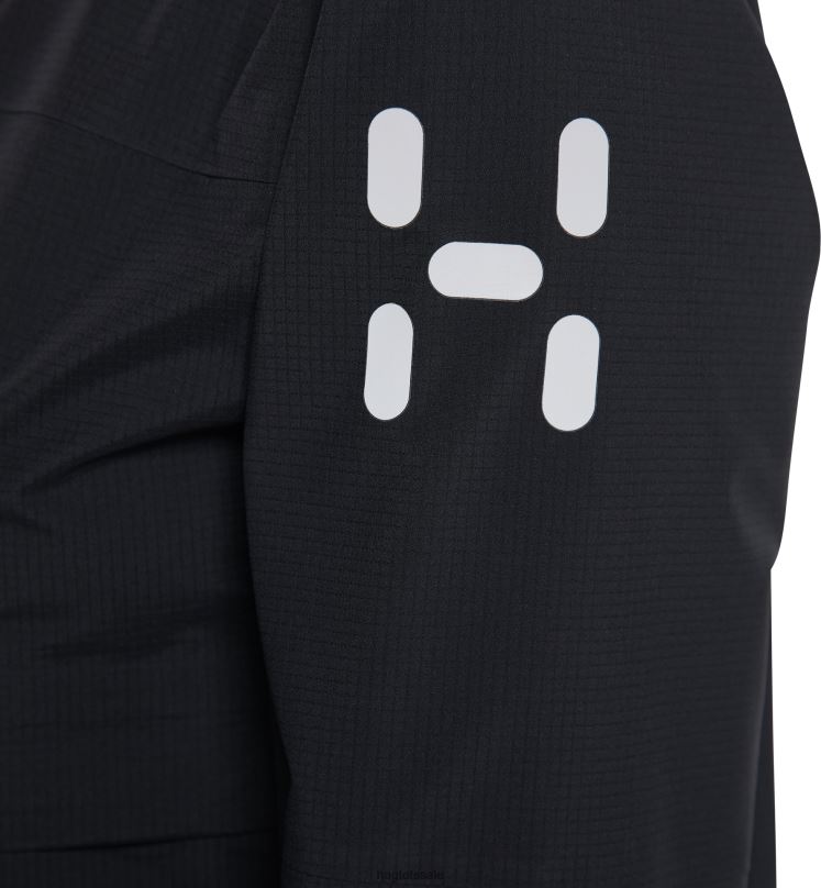 True Black/Zenith Red Women Haglofs L.I.M ZT Trek GTX PRO Jacket Tops ZXT0L646