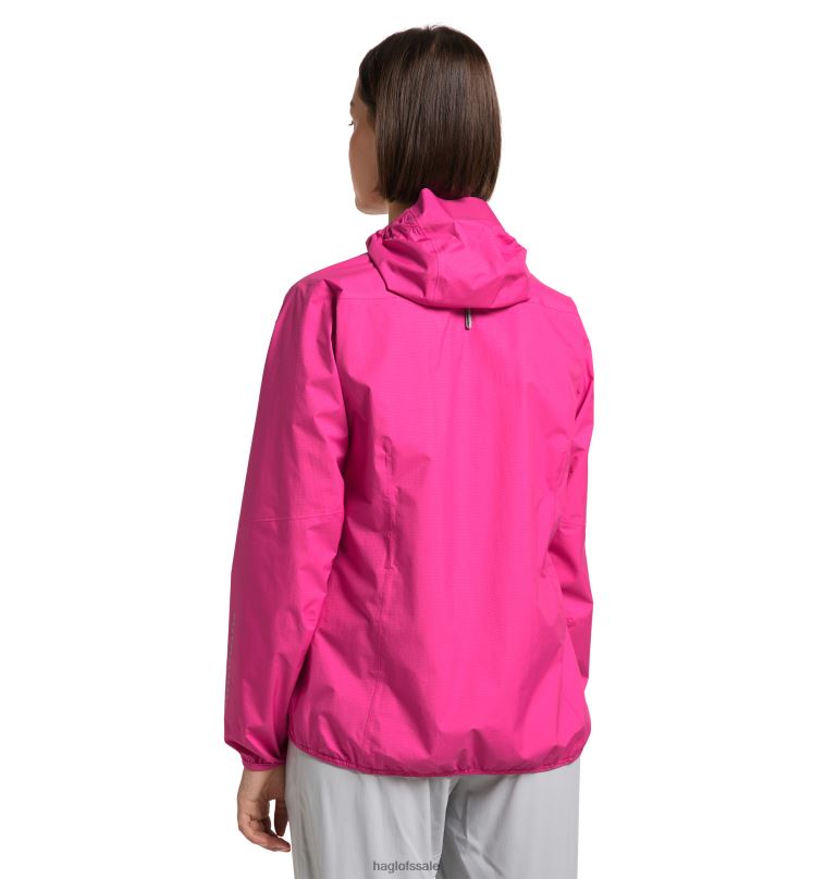 Ultra Pink Women Haglofs L.I.M Proof Jacket Tops ZXT0L713