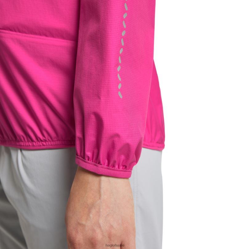 Ultra Pink Women Haglofs L.I.M Proof Jacket Tops ZXT0L713