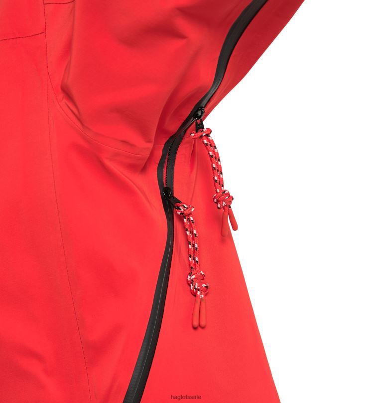 Zenith Red/True Black Women Haglofs L.I.M ZT Mountain GTX PRO Jacket Tops ZXT0L649