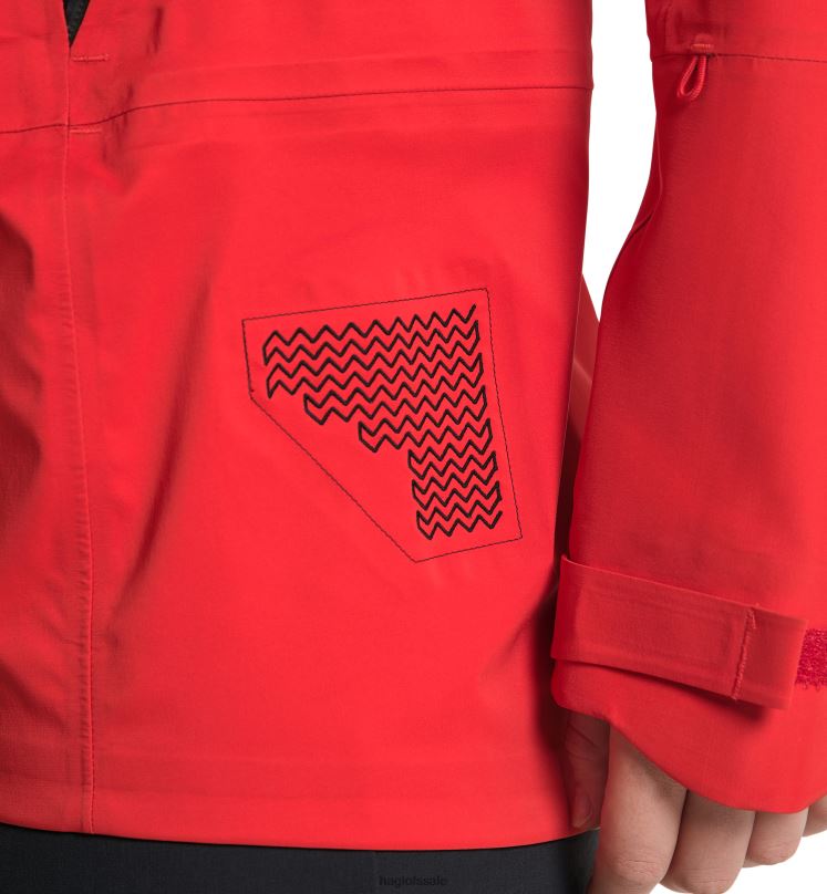 Zenith Red/True Black Women Haglofs L.I.M ZT Mountain GTX PRO Jacket Tops ZXT0L649