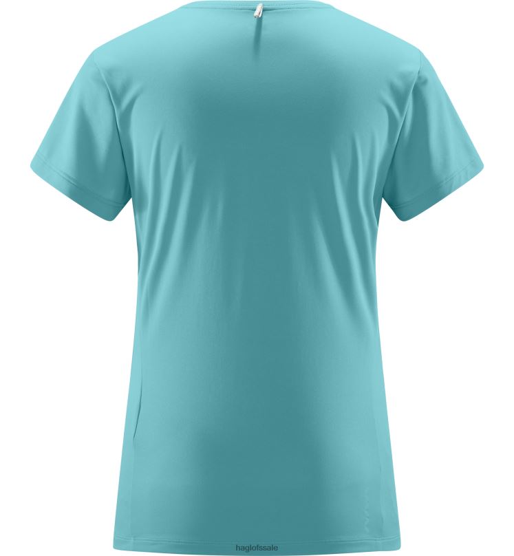 Frost Blue Women Haglofs L.I.M Tech Tee Tops ZXT0L754