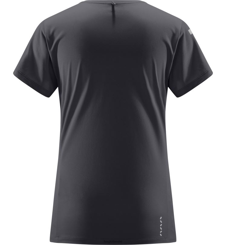 Magnetite Women Haglofs L.I.M Tech Tee Tops ZXT0L751