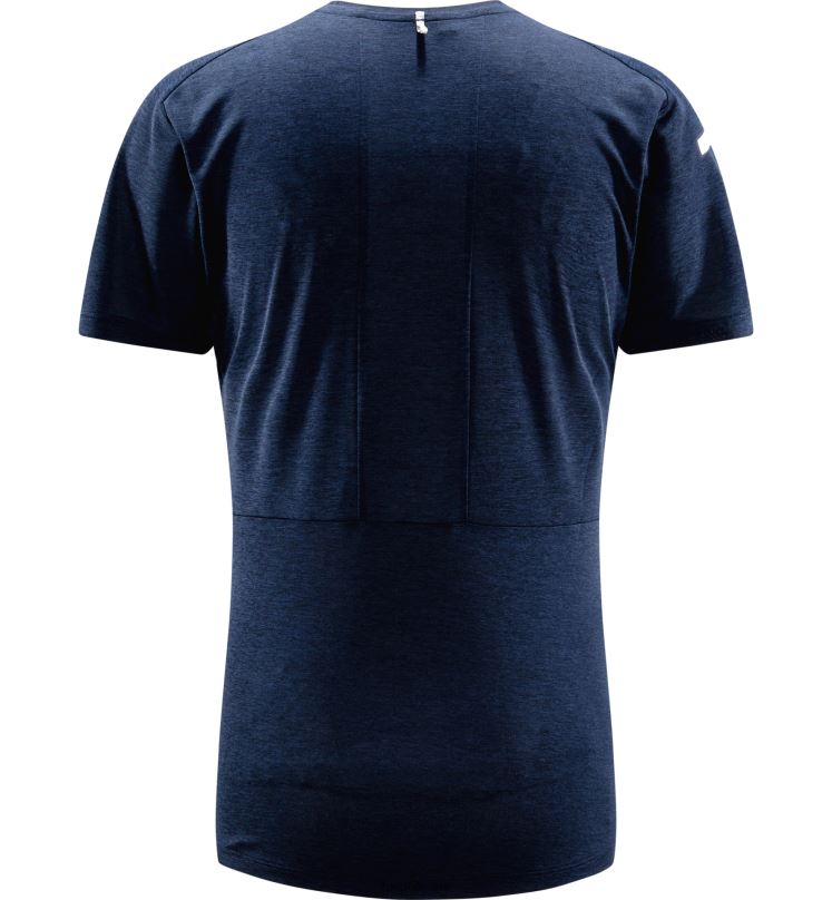 Tarn Blue Women Haglofs L.I.M Crux Tee Tops ZXT0L761