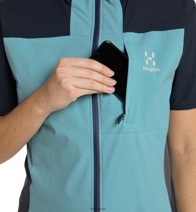 Frost Blue/Tarn Blue Women Haglofs L.I.M Alpha Vest Tops ZXT0L747